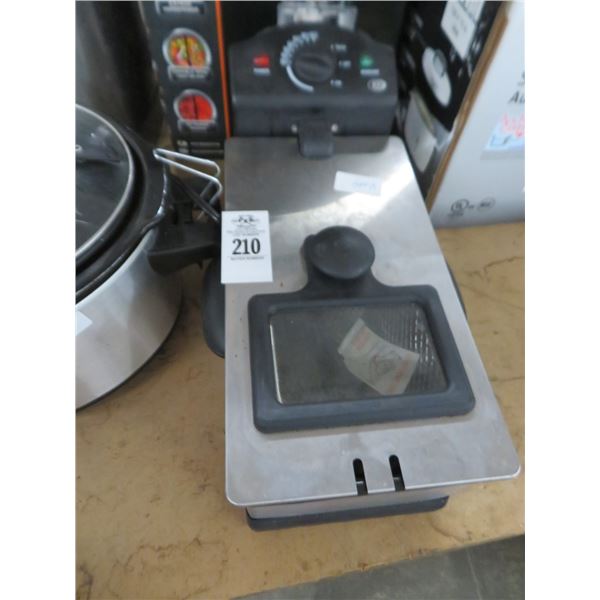 Mini Electirc Countertop Deep Fryer