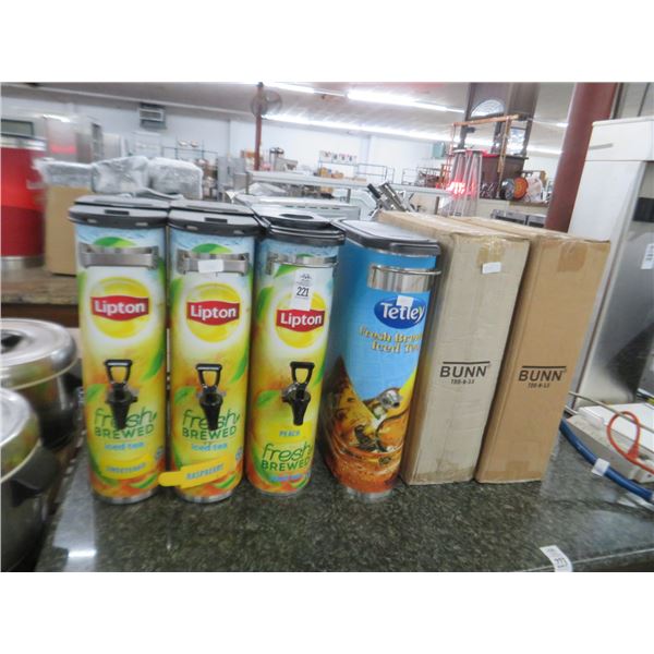 6-Iced Tea Dispensers - 6 X $