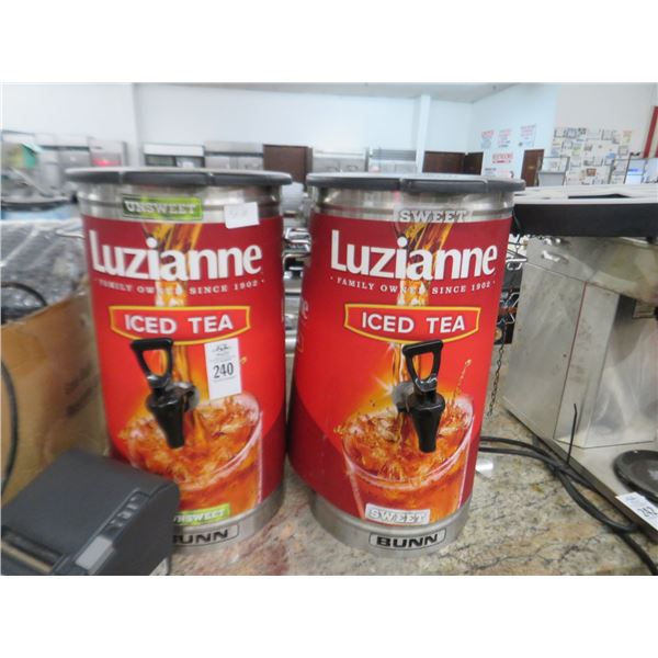 2-Bunn Iced Tea Dispenser - 2 X $