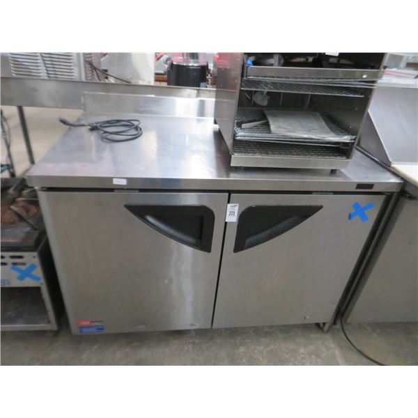 Turbo Air S/S 4' 2 Door Worktop Rolling Ref. 34°