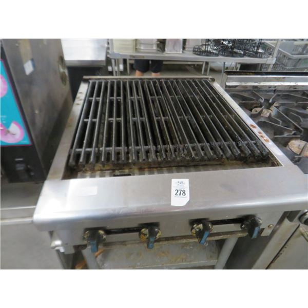 S/S 2' 4 Burner Gas Char Grill