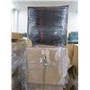 Image 1 : 3-Black Leather Armchairs - 3 X $