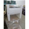 Image 1 : 4-White Leather Armchairs - 4 X $