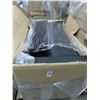 Image 1 : Black Pleather Loveseat