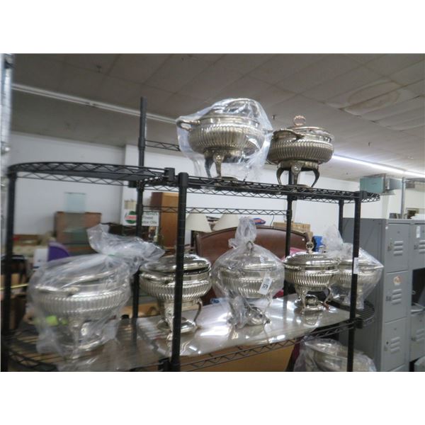 Ornate Silverplate Chafing Dishes (7)