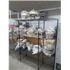 Image 1 : Black 4 Shelf Metro Rack w/Rounded Corner Shelving