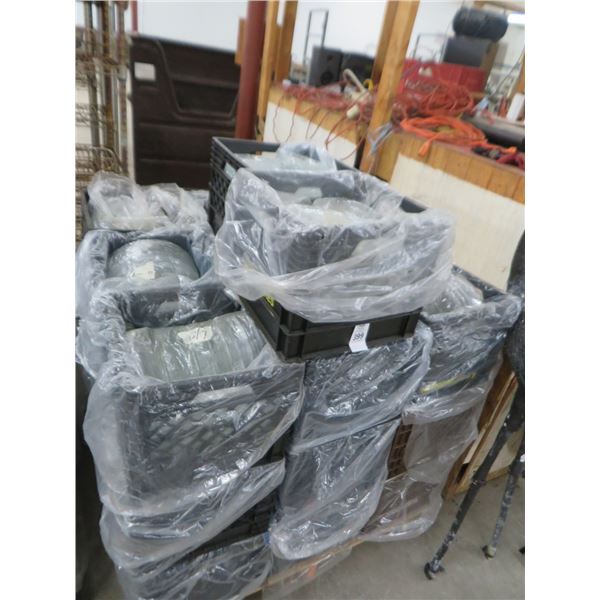 Pallet of Glass Dishes