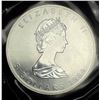 Image 2 : 1989 Canada Maple Leaf 1 ozt .9999 Silver OG Packaging