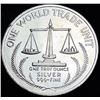 Image 2 : 1984 One World Trade Unit Silver Proof 1 ozt .999