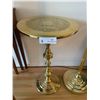 Image 1 : Elaborate Brass Plant Stand 22H x 13