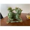 Image 3 : Jade & Glass Dragon Statue 5H x 6L