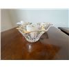 Image 2 : Set 3 Star Glass Candle Holders Gold Trim
