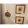 Image 1 : Three small pictures embroided with talent and care (5x5 one is round)