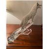 Image 2 : Tall standing wolf on glass berg - made in Germany  13h x 11w