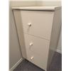 White Dresser 3 Drawers 30H x 16W 19D