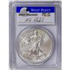 Image 1 : 2015 American Silver Eagle .999 Fine Silver Dollar Coin PCGS MS70