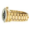 Image 7 : Rolex Mens 18K Yellow Black Diamond Lugs President Wristwatch
