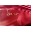 Image 8 : Chanel Red Quilted Lambskin Leather Matelasse Chain Shoulder Bag