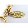 Image 4 : Chanel Gold-tone Metal CC Cutout Logo Pendant Chain Long Necklace