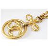 Image 6 : Chanel Gold-tone Metal CC Cutout Logo Pendant Chain Long Necklace