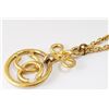 Image 7 : Chanel Gold-tone Metal CC Cutout Logo Pendant Chain Long Necklace