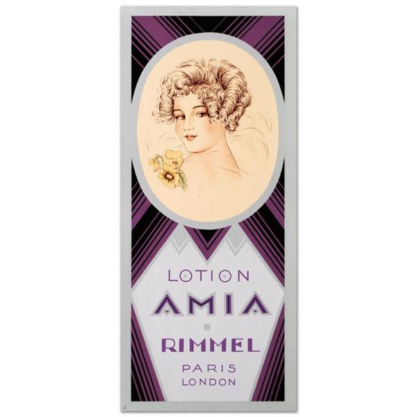 RE Society "Rimmel-Amia" Print Lithograph On Paper