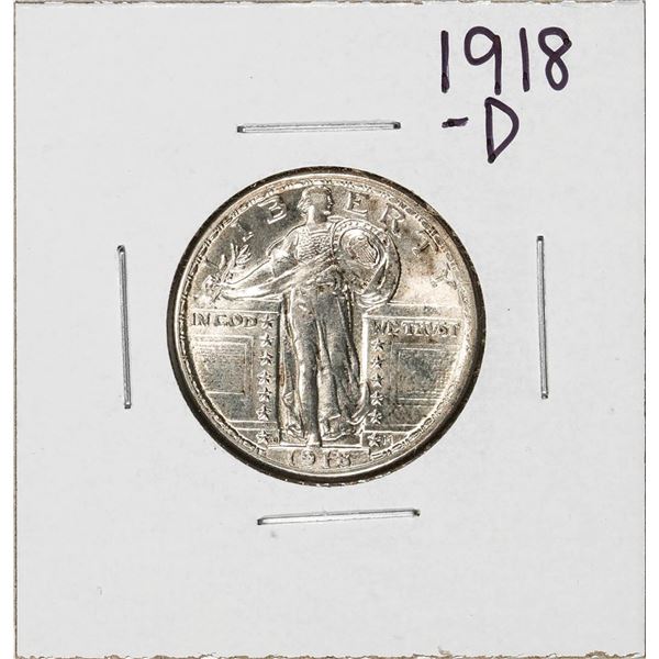 1918-D Standing Liberty Quarter Coin