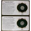 Image 3 : Lot of 1900-S Barber & 1941-D Waking Liberty Half Dollar Coins and Stamp Panels