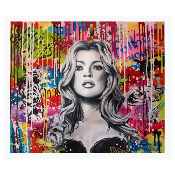 Nastya Rovenskaya "Life Is Beautiful" Original Acrylic on Canvas