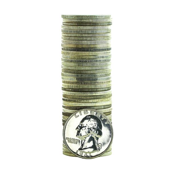 Roll of (40) Proof 1961 Washington Quarter Coins