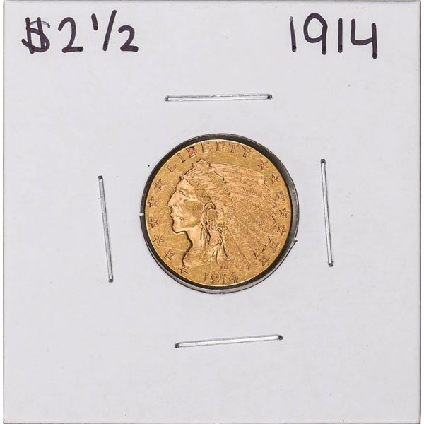 1914 $2 1/2 Indian Head Quarter Eagle Gold Coin
