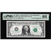 Image 1 : 1969A $1 Federal Reserve Note PMG Choice Uncirculated 64 Dual Courtesy Autograph