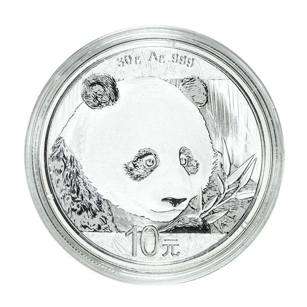 2018 China 10 Yuan Panda Silver Coin