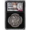 Image 1 : 1878-CC $1 Morgan Silver Dollar Coin NGC Genuine
