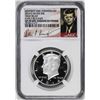 Image 1 : 2014-S High Relief Kennedy Half Dollar Coin NGC SP69 DPL Enhanced Finish Kennedy Signed