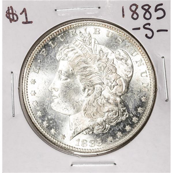 1885-S $1 Morgan Silver Dollar Coin