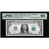 Image 1 : 1969A $1 Federal Reserve Note PMG Choice Uncirculated 64 Dual Courtesy Autograph