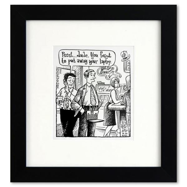 Bizarro "Exposed Laptop" Original Drawing on Paper