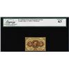 Image 1 : 1862 First Issue 5 Cent Fractional Currency Note Fr.1230 Legacy Choice New 63