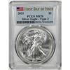 Image 1 : 2021 Type 2 $1 American Silver Eagle Coin PCGS MS70 First Day of Issue