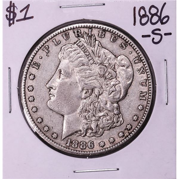 1886-S $1 Morgan Silver Dollar Coin
