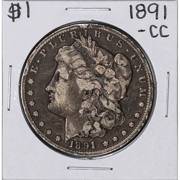 1891-CC $1 Morgan Silver Dollar Coin