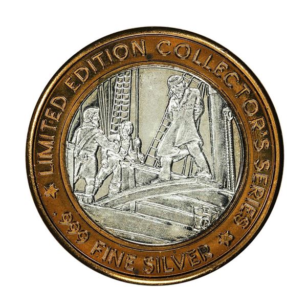 .999 Silver Treasure Bay Casino $10 Limited Edition Gaming Token