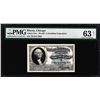 Image 1 : 1893 World's Columbian Exposition Ticket Washington PMG Choice Uncirculated 63 NET