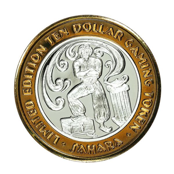 .999 Silver Sahara Las Vegas, Nevada $10 Casino Limited Edition Gaming Token