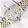 Image 2 : Rolex Men's Two Tone Diamond and Sapphire Datejust Wristwatch