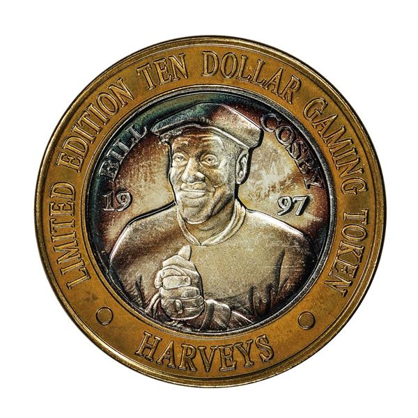.999 Silver Harveys Lake Tahoe, Nevada $10 Casino Limited Edition Gaming Token