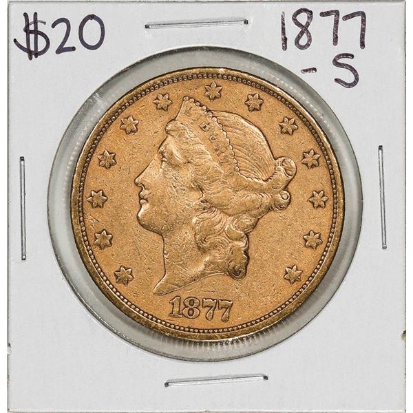 1877-S $20 Liberty Head Double Eagle Gold Coin