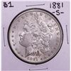 Image 1 : 1881-S $1 Morgan Silver Dollar Coin