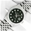 Image 2 : Rolex Men's Stainless Steel Diamond Datejust Watch With Rolex Box